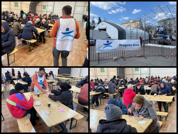 Fondazione Fiera Milano, Fiera di parma e Federalimentare insieme a Fondazione progetto Arca per la realizzazione di due mense a Černivci e Mostys'ka per i profughi che si affollano lungo i confini ucraini