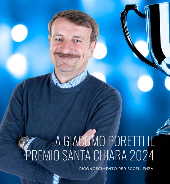 GIACOMO PORETTI ONORATO DEL PREMIO SANTA CHIARA 20...